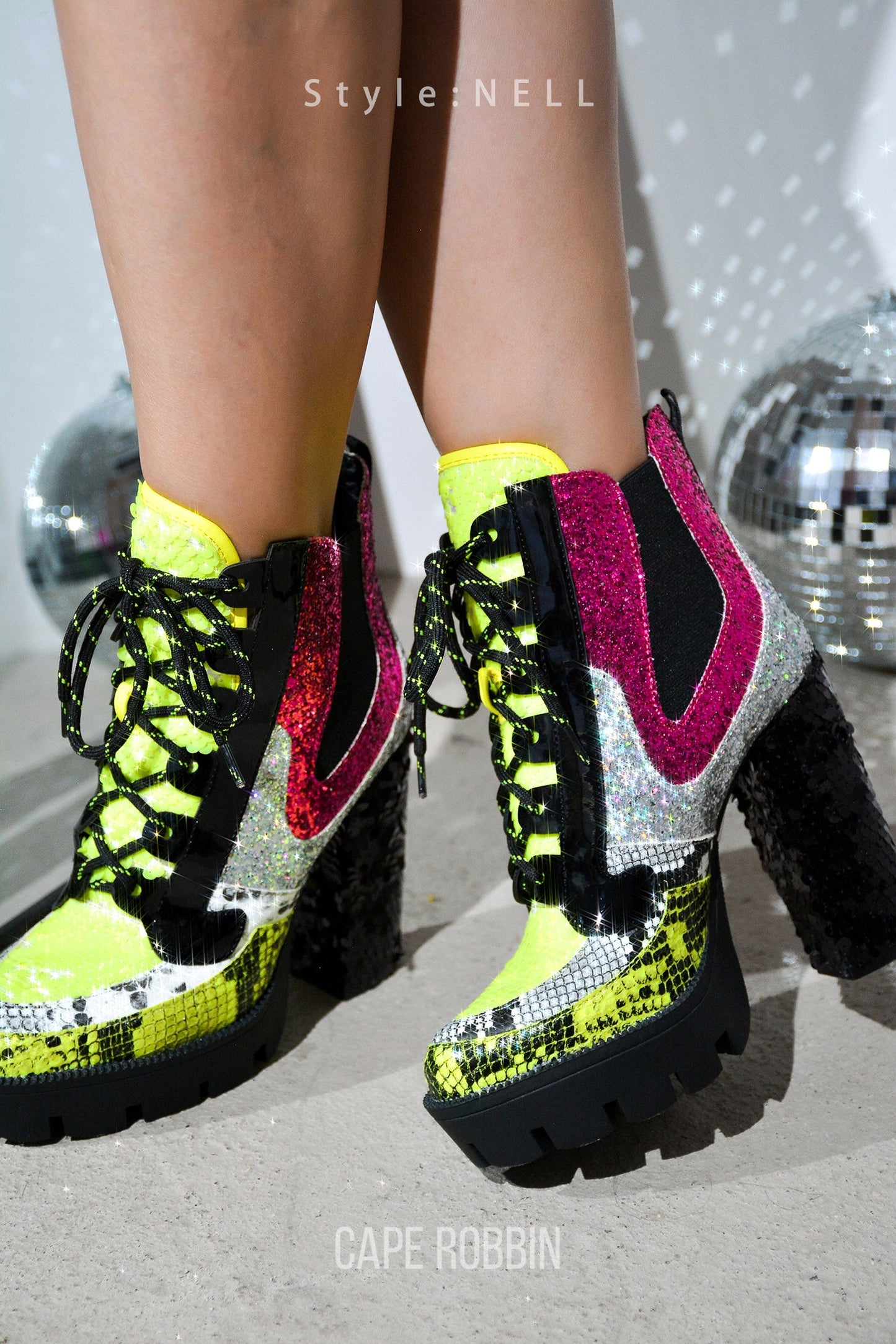 SOLE KARMA NELL-FB - LIME